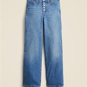 J. Crew Slim Wide Button-Fly Jeans